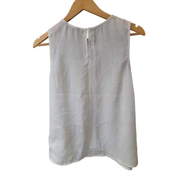 Banana Republic White Sleeveless Blouse S - Picture 2 of 4